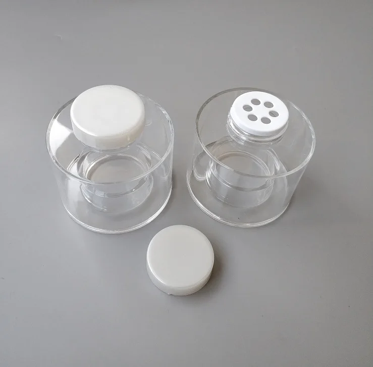 Food Grade Acrylic Stackable and Rotatable Multi-layer Spice Jar