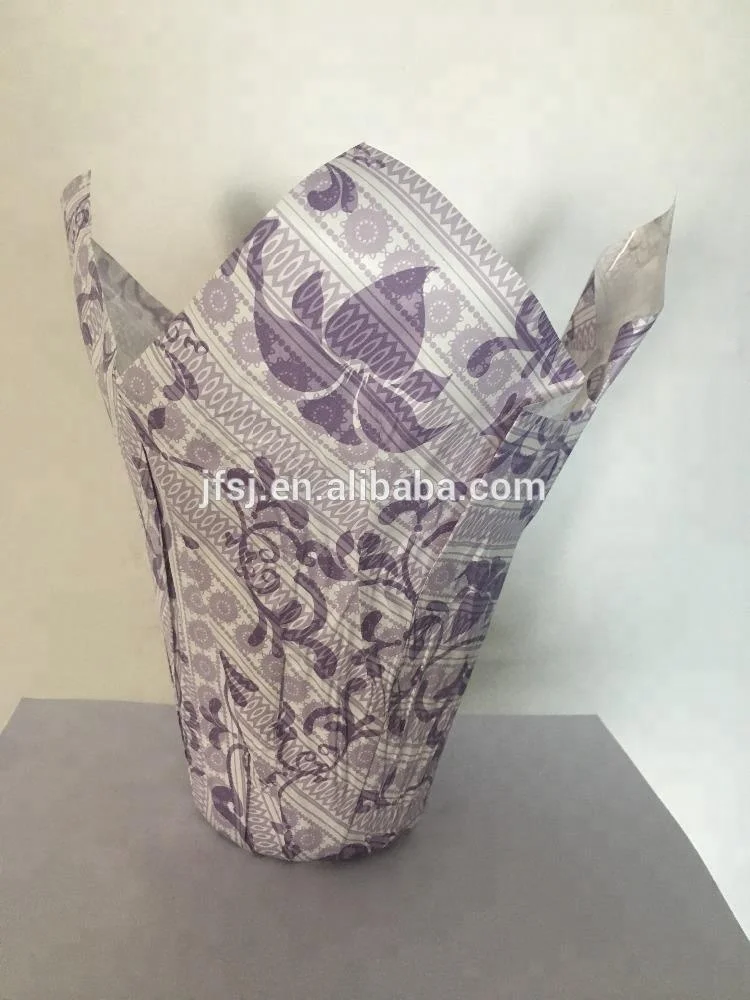 small to large sized table planter print flower pots paper flower pot covers