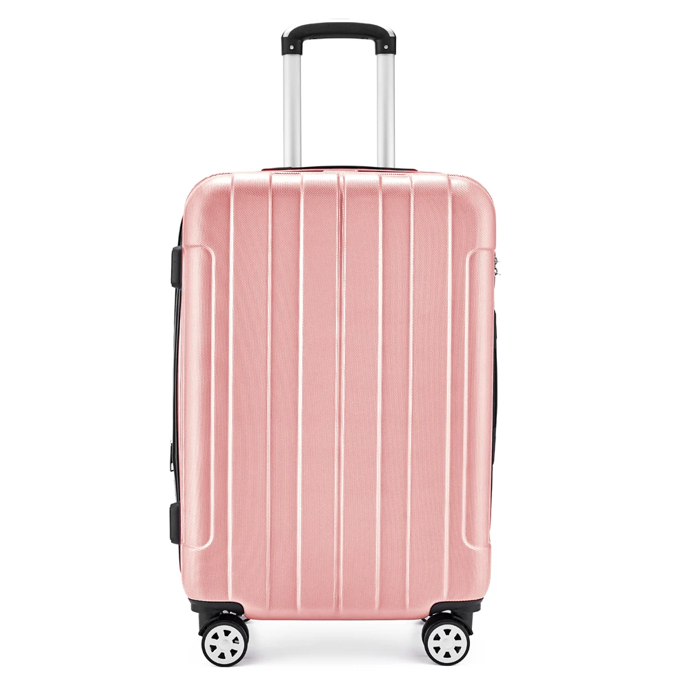 Oro rosa Delle Ragazze Elegante Trolley Caso 3PCS Duro Valigia Bagagli