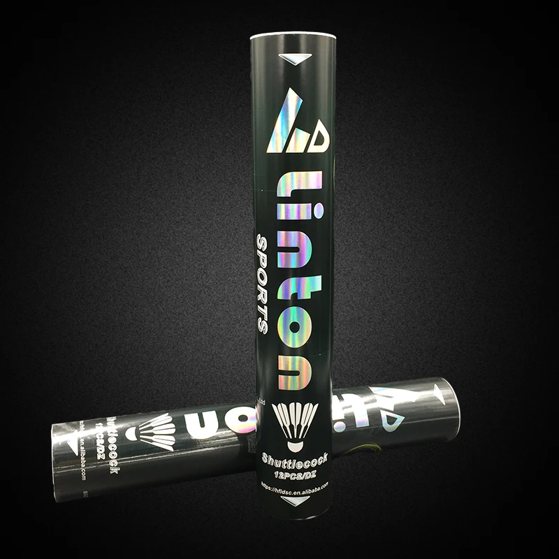 Высококачественный воланчик из гусиных перьев для бадминтона linton от китайского