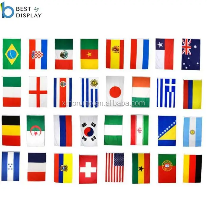 All Country Flags Custom Nation Russia Hand Flag With Stick
