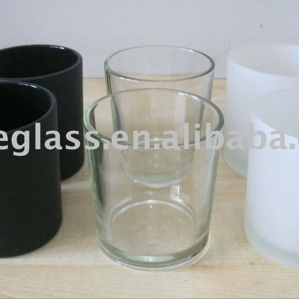 つや消し黒ガラスキャンドルジャー ガラス容器 ガラス製品 Buy キャンドルジャー キャンドルホルダー 明確な瓶 Product On Alibaba Com