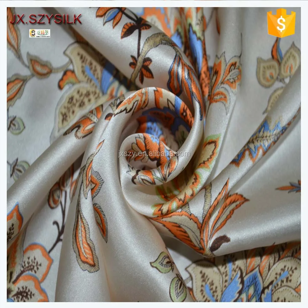 Оптовая продажа, Высококачественная однотонная шелковая атласная ткань для платья