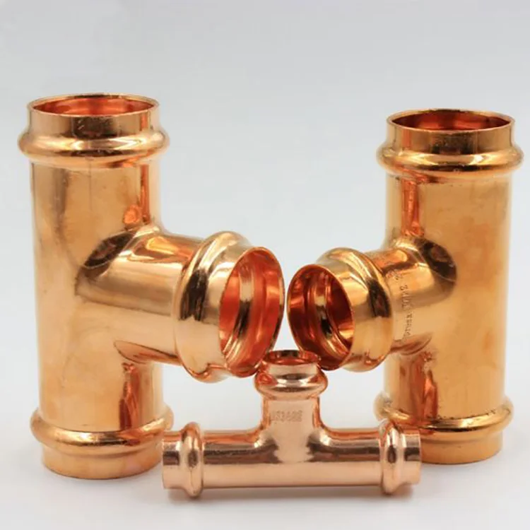 Kupfer Pressfitting Bogen 90° I/I, DVGW, Kontur V | Sanitärdepot