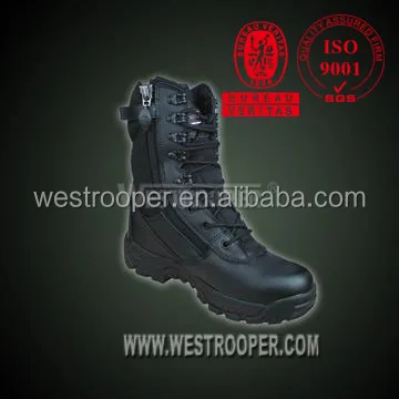 mens black security boots