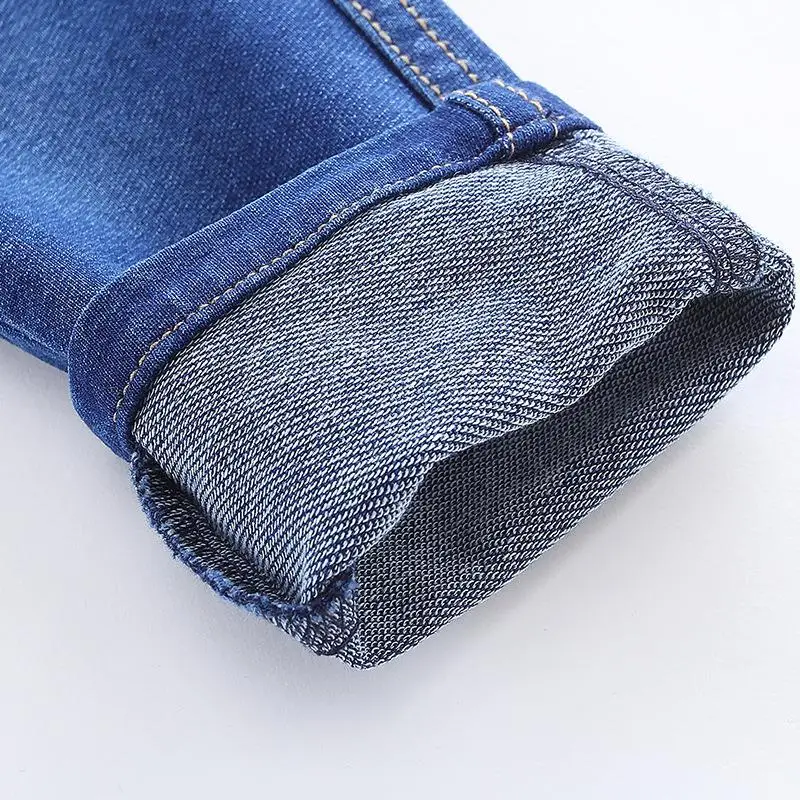 
2018 дешевые узкие джинсы для мальчиков, джинсы с оборками, Детские частные этикетки, брюки с эластичным поясом 