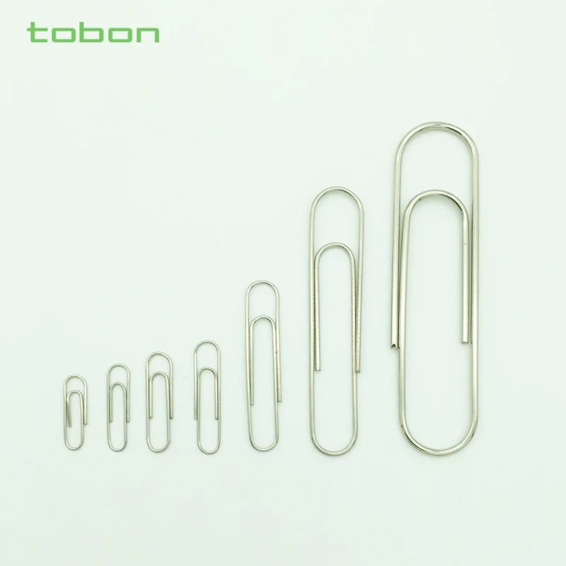Nickel Plated Metal Paperclips