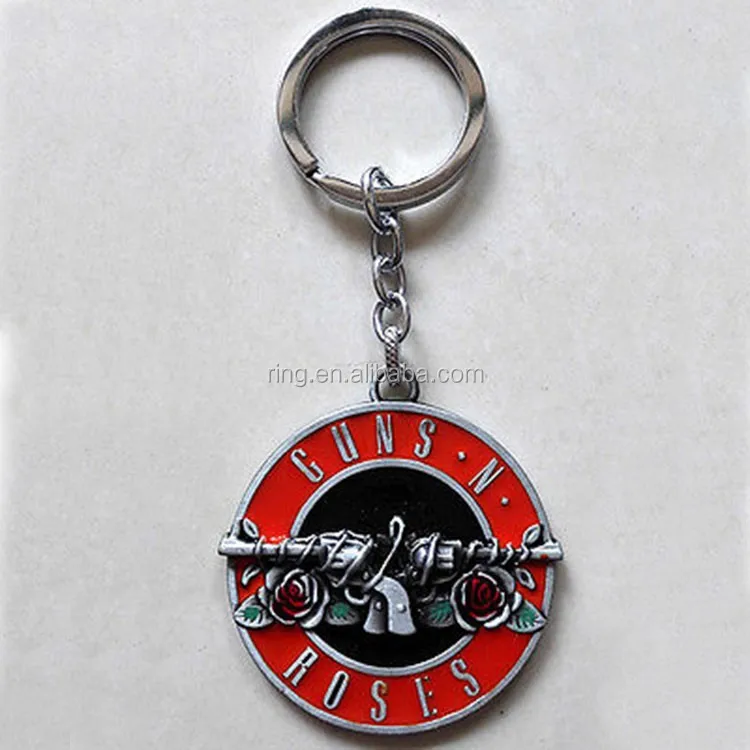 MUSIC GNRKEY01 BRAND NEW METAL KEYCHAIN GUNS N ROSES