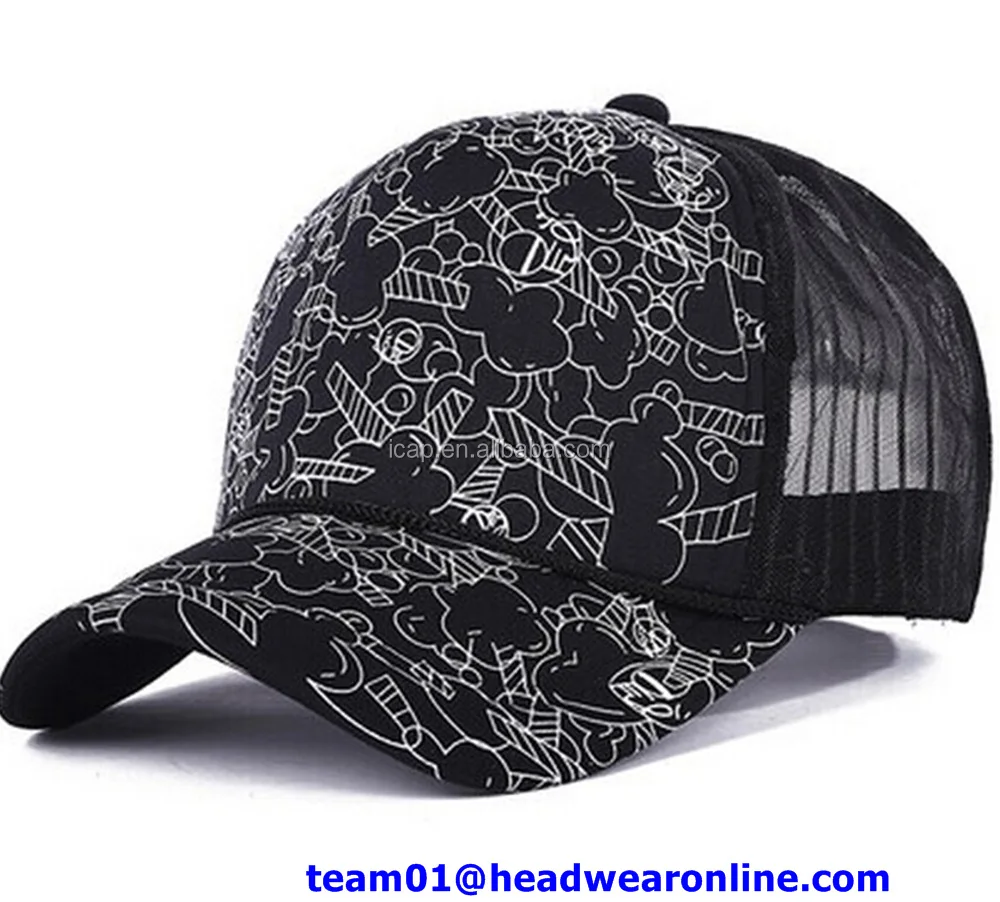 custom printed trucker cap