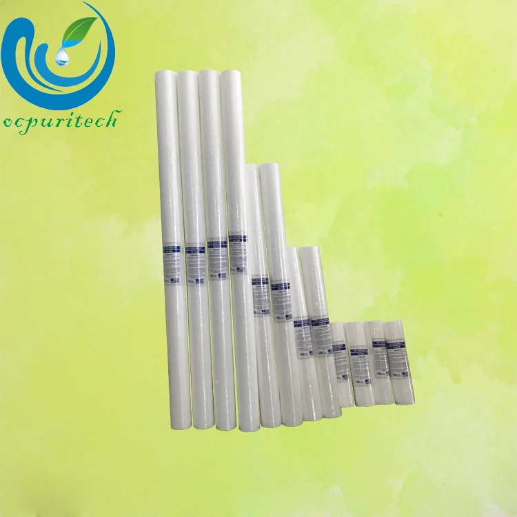 Sediment Water Filter 10 Inch Water Treatment Equipment Primary Filter Cartridges Melt Blown PP