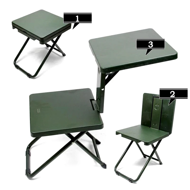 Folding Stool Chair Table Three in One Fishing Camping Folding Chair