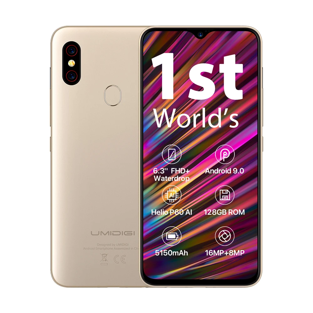 Umidigi F1 Android 9 0 6 3 Fhd 128gb Rom 4gb Ram Helio P60 5150mah Big Battery 18w Fast Charge Smartphone Nfc 16mp 8mp Phone Buy Umidigi F1 Global Version Smartphone Android Phone Fast Charge Smartphone