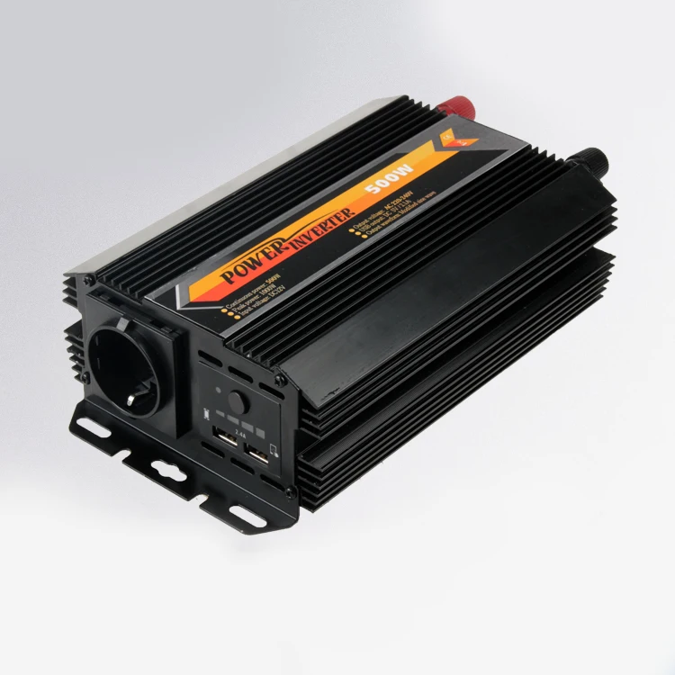 High Efficiency 600W Solar Inverter New Modified Sine Wave Car Power Inverter DC 12V AC 220V Home Car Inverter 50Hz Output