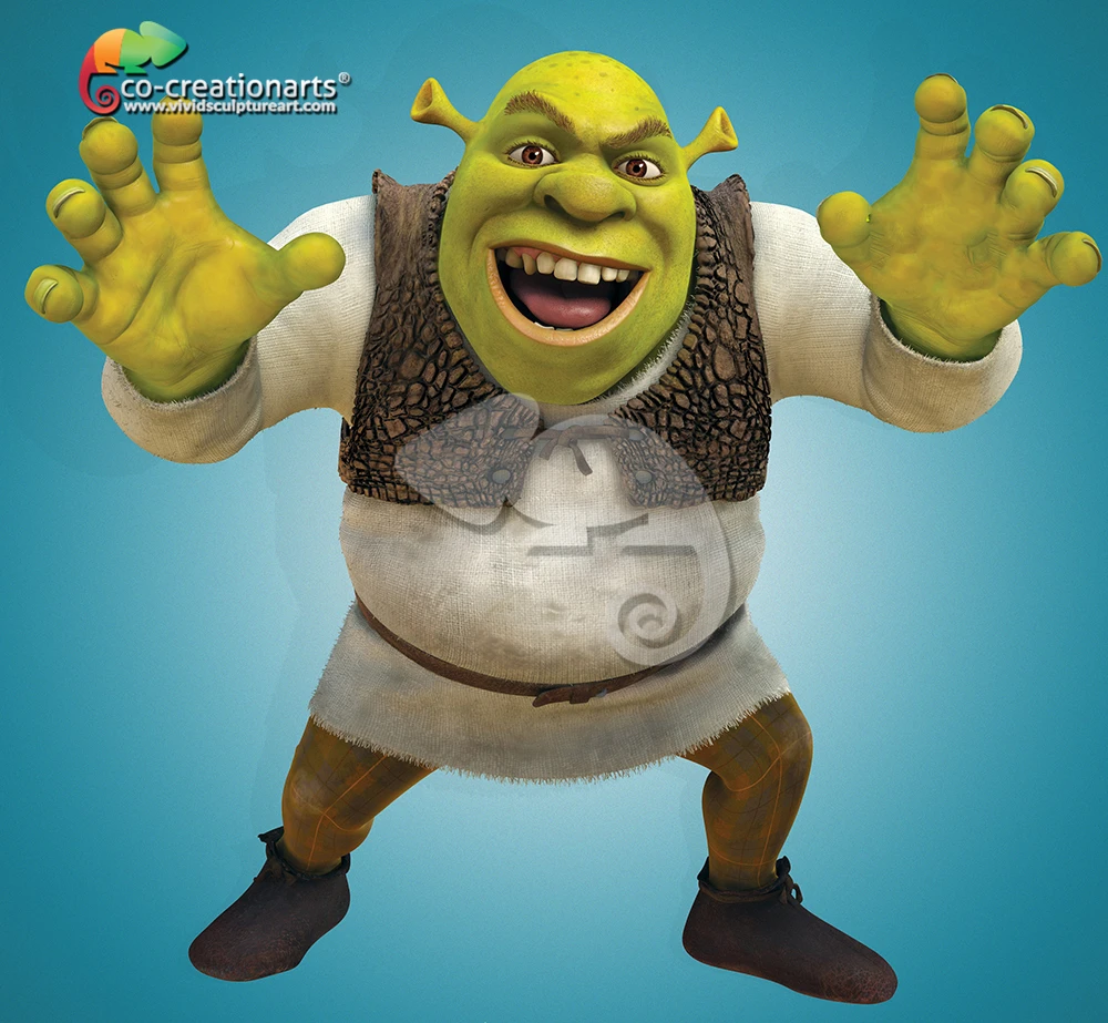 Ukuran Hidup Fiberglass Gambar Animasi 3d Shrek Untuk Penurunan Buy Ukuran Hidup Shrek