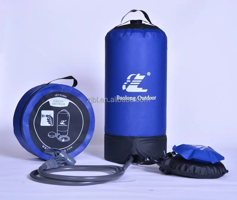 Baolong 11L Pressure Shower Water Bathing Bag Outdoor Portable Inflatable Camping Shower PW1027 PVC