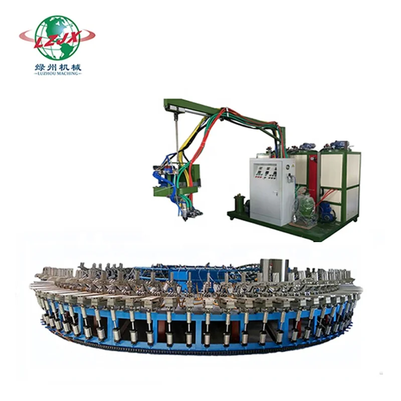 Desma Type PU Shoe Sole/Safety Shoe/Sandal Polyurethane Injection Machine