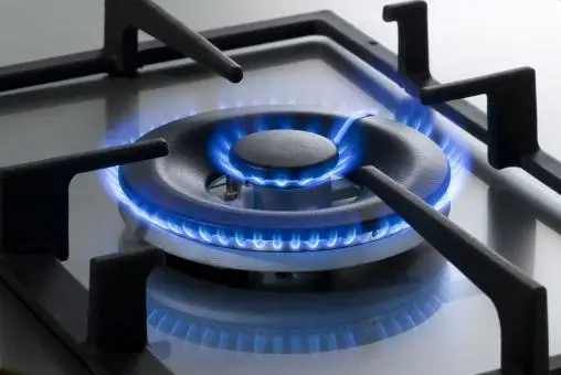 Газовая плита повышенной прочности газовая со стеклянным пламенем для приготовления пищи