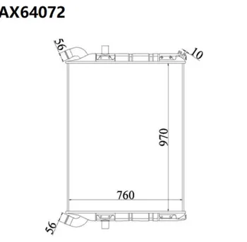 Tractor Parts Aluminum Truck Radiator For Sca Nia R-series(81-) 1100631 ...