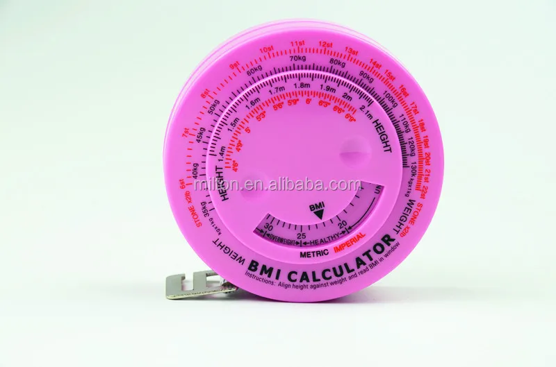 CINTA METRICA CALCULADORA IMC (INDICE MASA CORPORAL) PARA CUERPO Y CINTURA  - Mi NutriTienda