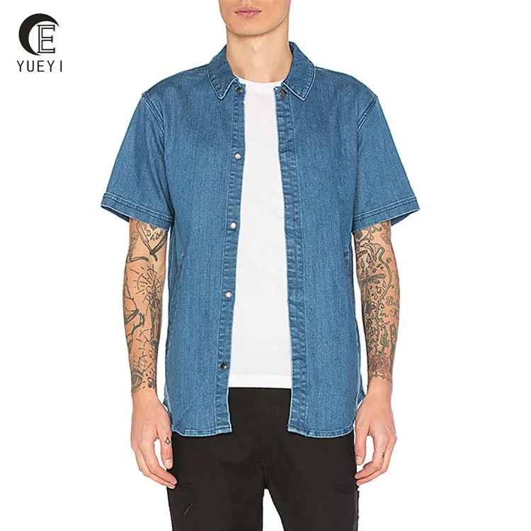 jean jacket with short sleeves