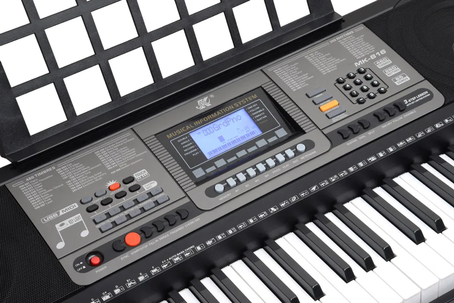 MEIKE MK-816 61キー電子ミディピアノキーボード照明キー付き