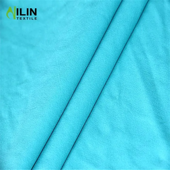 DTY Knitted Fabric Plain Dye Fabric for Garment