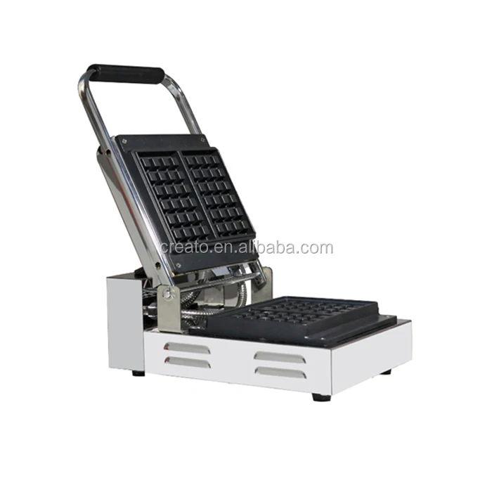 Electric Belgian Style Square Shape Thick Rotary Waffle Maker for Hotel Use