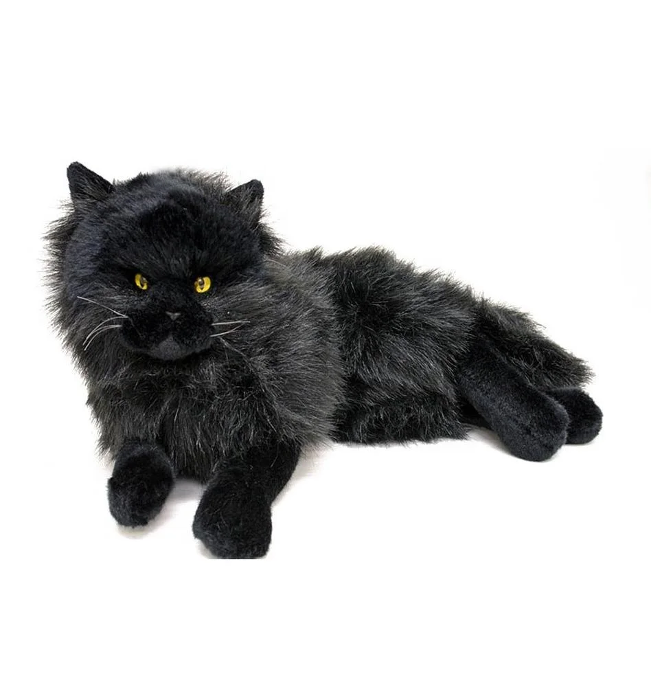 Кошка мягкая купить. Игрушка черный кот. Черная мягкая игрушка. Черная кошка игрушка. Мягкая игрушка кошка.