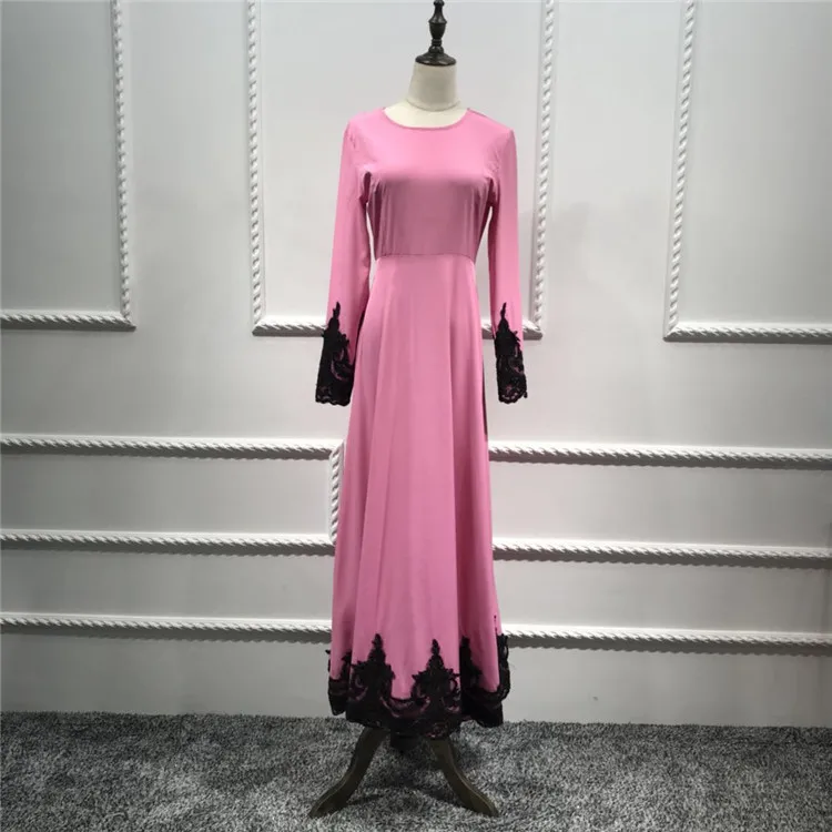 Wholesale Muslim Design Abaya Huda Embroidered Gown