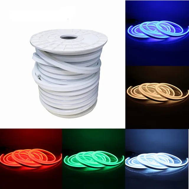Mini LED Neon Flex Strip 12V 24V 110V 220V RGB LED Neon Light