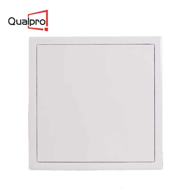 Panel De Acceso Autoadhesivo Para Pared 10x10 Pulgadas - ABS, Color Gris, Para Ocultar Agujeros De Fontanería O Cableado