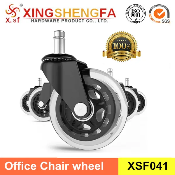 Replacement 3 inch Office Chair Casters Wheels Roller Heavy Duty Floor Protect 