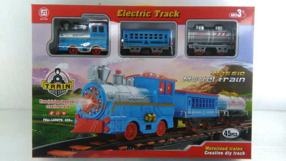 2019 Горячая продажа игрушек высокоскоростной железной дороги рельса B/O трек поезд для детей