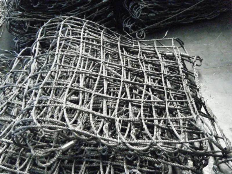 Heavy Load Capacity Lifting Wire Rope Sling Steel Wire Rope Cargo Net