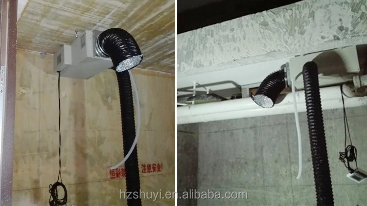 20L Moisture Removal Ceiling Mounted Dehumidifier Home Central Dehumidifier