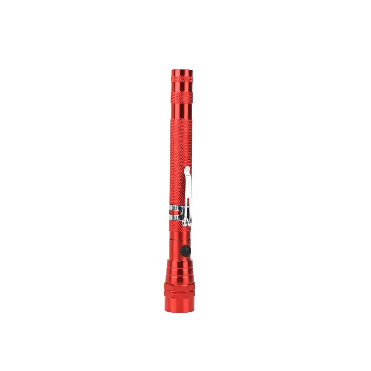 Factory OEM Telescoping Magnetic Pickup Tool With Bright Led Lights Flexible Pick up Led Flashlight With Extendable Neck