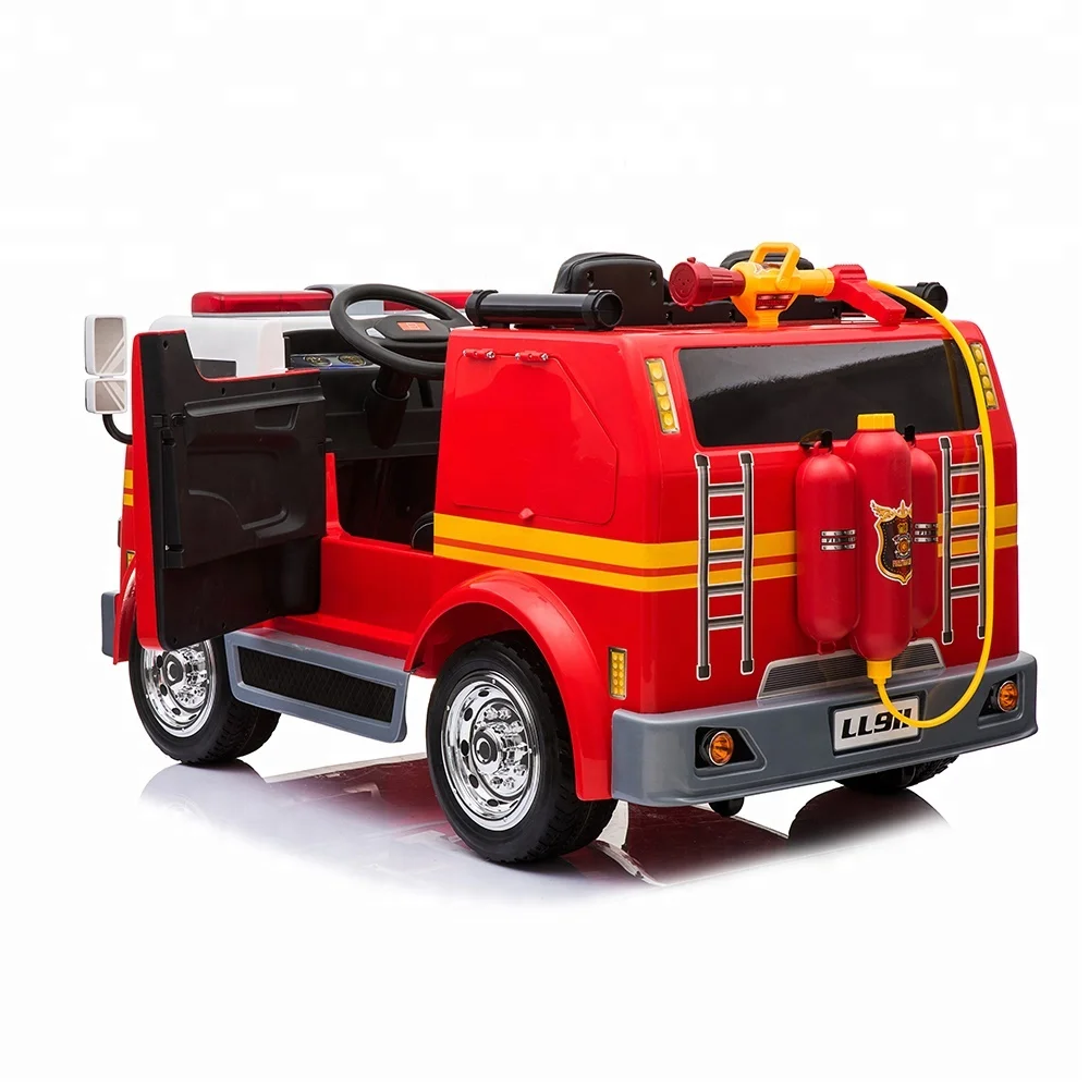 LL911 Electric Kids Car - Fun Fire Truck Ride-on Toy