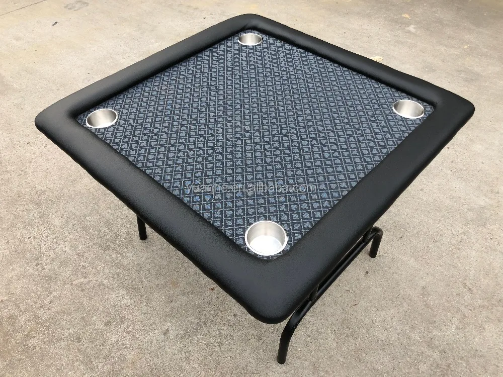 Складной портативный квадратный стол для покерных карт, 1 метр, 4 человека