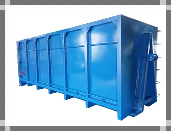 10 M3 Hook Lift Hook Lift Bin Truck Scrap Bin Dumpster For Recycling 