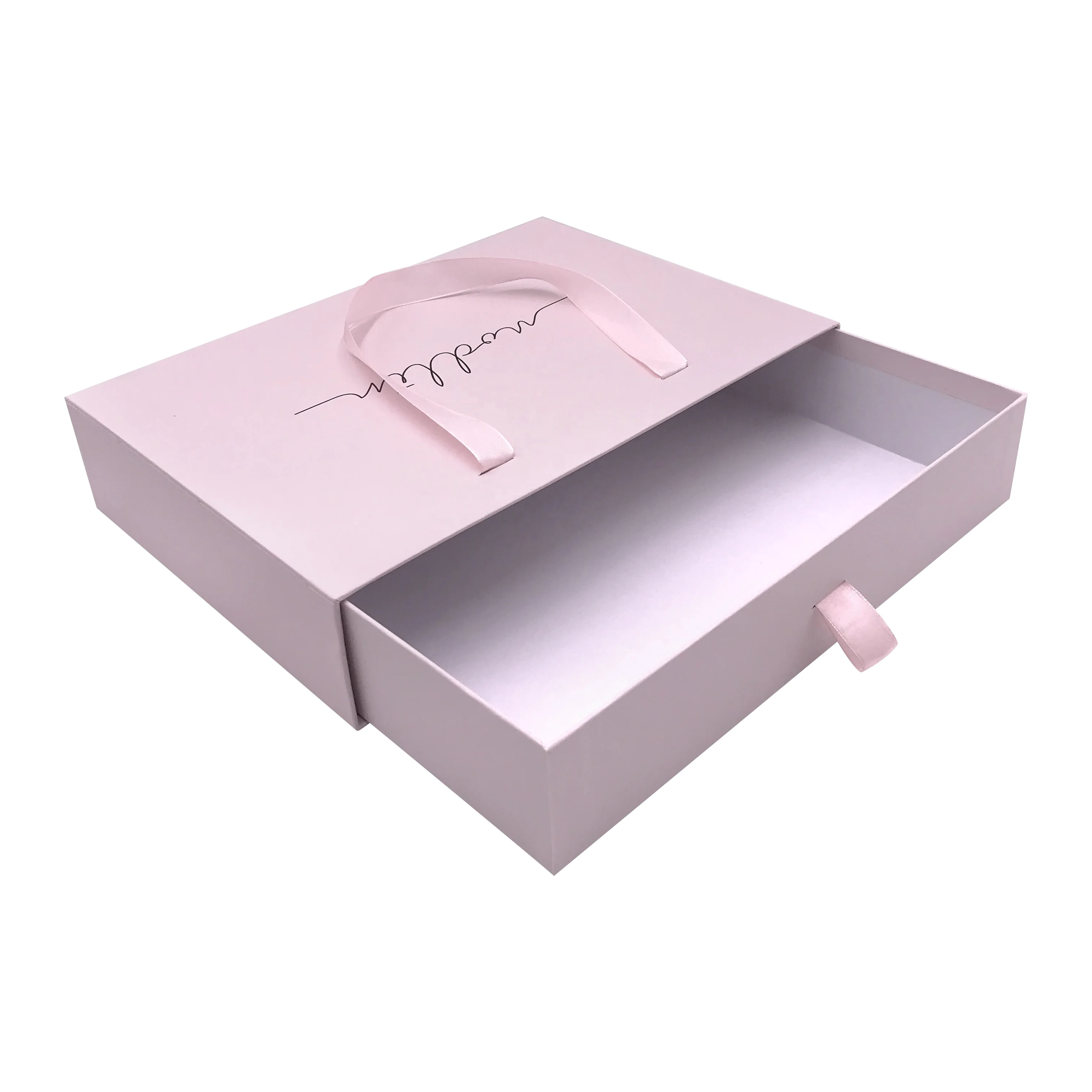 High Quality Подарочная Коробка С Розовым Ящиком,Подарочная Коробка С Ленто...