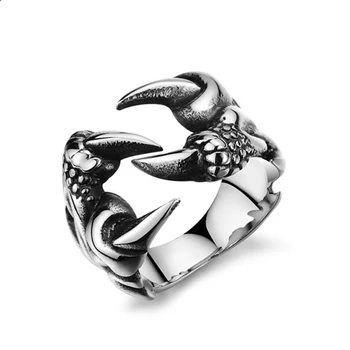 Design Your Own Stainless Steel Crab Claws Animal Rings