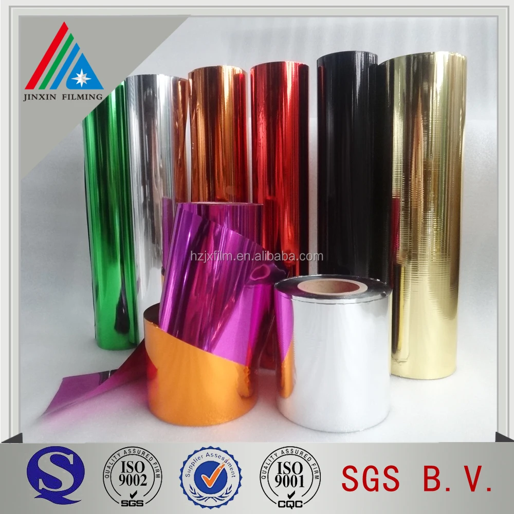 Colored Aluminum Foil Metallized PET Flim - Buy Colored Aluminum