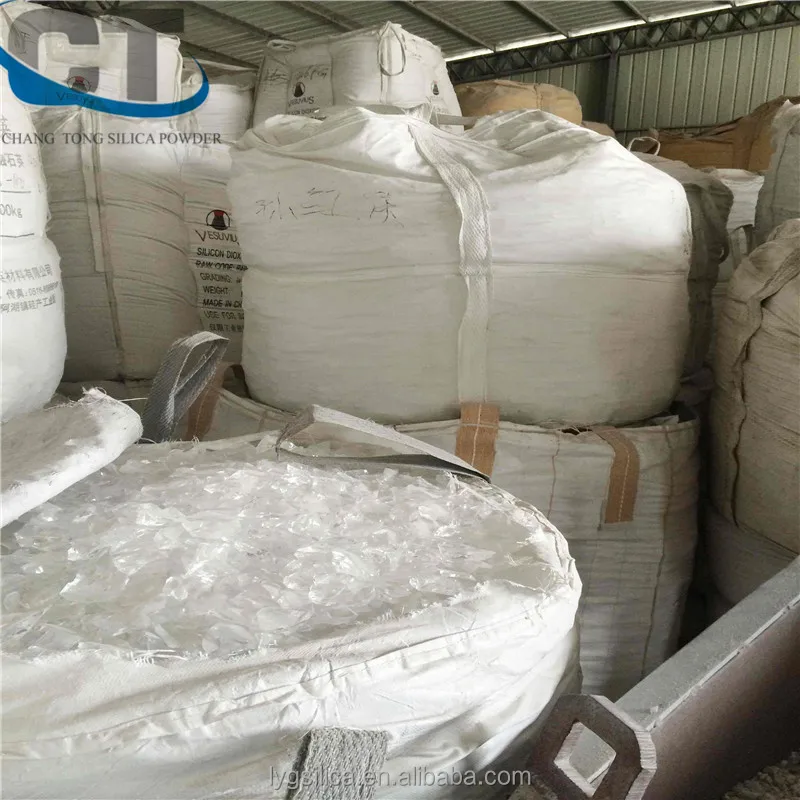 Оптовая продажа, высокочистый аморфный полноразмерный плавленый кварц кремния для огнеупорного керамического подкладочного материала печи