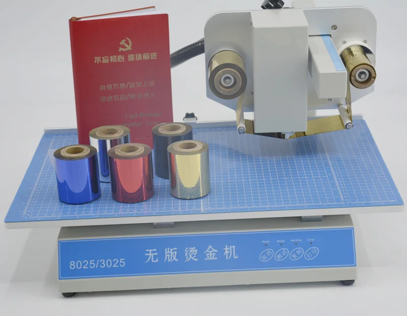 8025 semi-automatic digital hot foil stamping