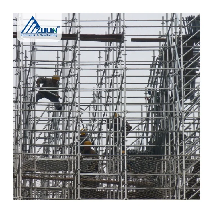 ZULIN Steel Ring-Lock Formwork Scaffolding System Lightweight Outdoor Concrete Facade Building Construction Galvanized Available