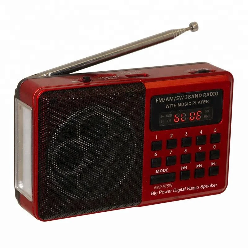 Lecteur Mp3 Radio FM AM SW Radio Player Portable Boombox Temple Church Player