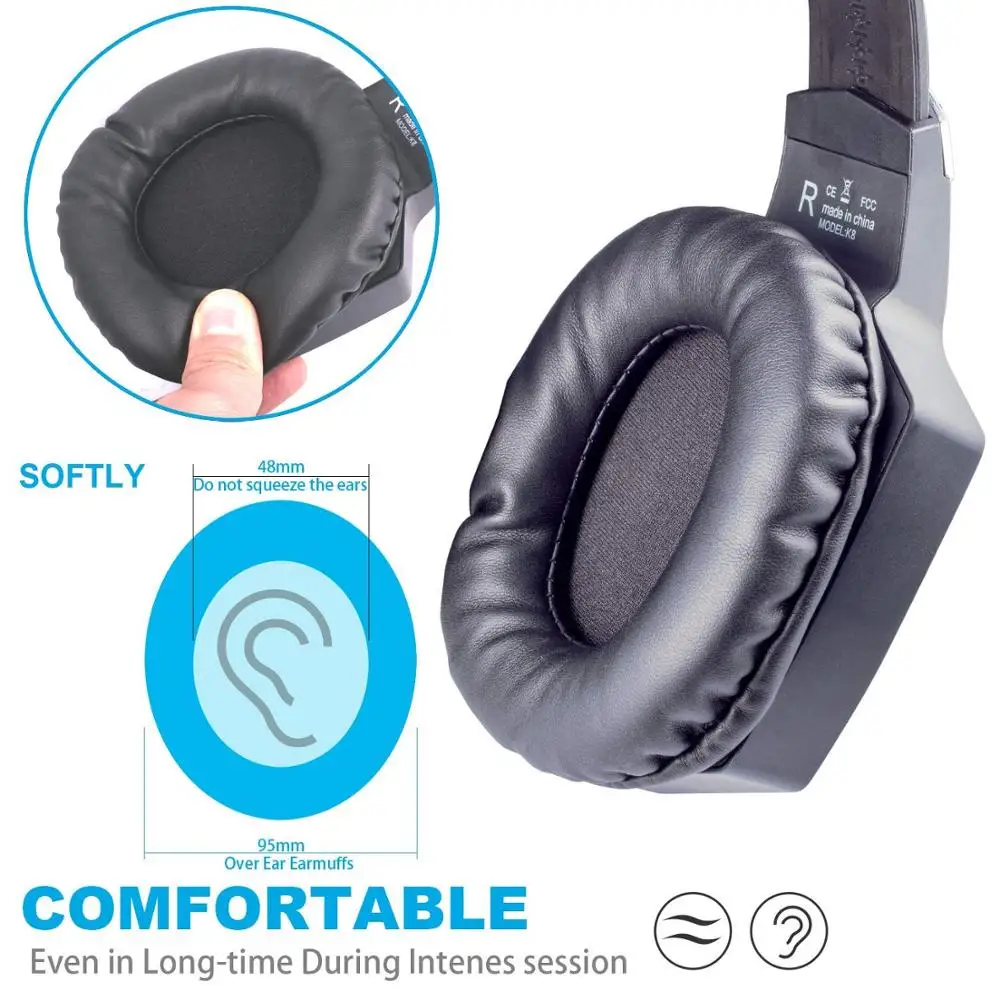 【新品未使用】KATIM OKUS 37.5 ブラック ONIKUMA K8 Gaming Headset with Microphone for PS4 & PC