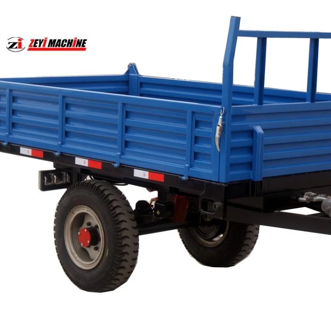 1-3 Tons Three-side Dump Truck Trailer, air Brake Shaft