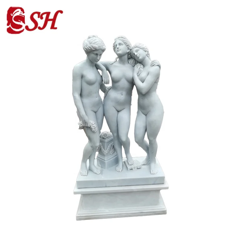 Famous Marble Nude Woman Stone Statue for Sale