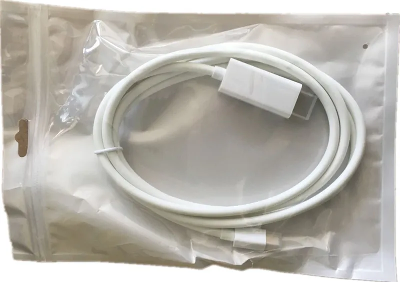 
 1,8 м 6FT Thunderbolt мини дисплей порт дисплейный порт minidp типа «папа» HDMI мужской конвертер кабель для Apple Mac Macbook подходит для Mac Pro,  